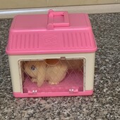 Флоксовий кролик little live pets в переносці. П’є і пісяє. Зручно брати з собою у подорож !!!