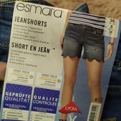1011.....Чудові джинсові шорти Esmara .Рекомендую!