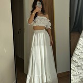 Костюм : блуза + спідниця максі