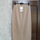 Новая брендовая трикотажная теплая юбка р.14(М).