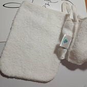 Махровий рушник мочалка рукавички від Bloomborn — 15х20 cм
