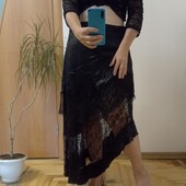 Вишуканий комплект юбка і коротка кофточка, розмiр 14-16