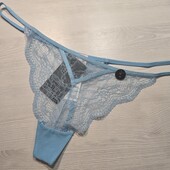 Hunkemoller! Мереживні жіночі труси, стрінги Хл розмір blue grotto! Лот 10