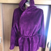 Меховушка довга, плюшева туника, кофта, худи, XL. M&s. в ідеалі