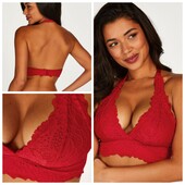 Hunkemoller! Комфортний Мереживний жіночий бюстгальтер, бралет М розміру, tango red! Лот 43