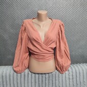 Симпатичная блузка(55% лён+45% вискоза), р.L/XL