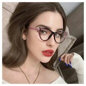 Эффектные модные элегантные очки!! С диоптриями минус -3.