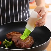 Силиконовая маслёнка с кисточкой
