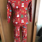 Пижама, комплект, костюм, 100% коттон. 11-12 р 146-152 см. Next. в ідеалі