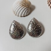 Сережки цвяшки краплі, структурні, медсталь