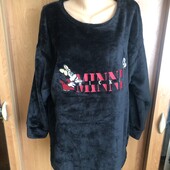 Меховушка, плюшева туника, кофта, ХL. Minnie Mickey. в ідеалі
