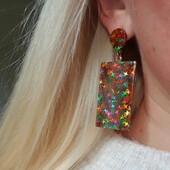 Яркие серьги