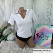 Футболка в рубчик