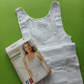 майка жіноча подовжена з мереживом Esmara XS 32/34 eur