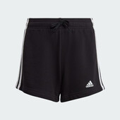 Чорні дитячі шорти унісекс adidas essentials 3-stripes k, чорні 152 см
