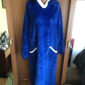 Меховушка дуже довга, плюшева, халат, плаття, худи, 5-8XL. слип, пижама, плед