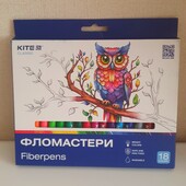 Фломастери Kite Classik 18 кольорів на водній основі