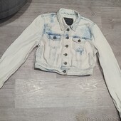 Zara Жіноча джинсова куртка піджак рМ