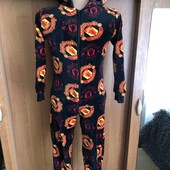 комбинезон, кигуруми, пижама, слип, р. 9-10 p 140 см, Manchester United. в ідеалі
