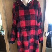 Меховушка дуже довга, плюшева, халат, плаття, худи, 5-8XL. слип, пижама, плед