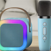 Бездротова портативна Bluetooth міні колонка з мікрофоном