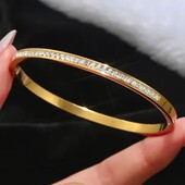 Жорсткий браслет stainless steel нержавіюча сталь 23