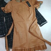 Кожаное платье