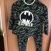 Пижама, комплект, 7-8 р 128 см. Batman, в ідеалі