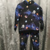 Тёплый костюм унисекс на рост 122/128,см.замеры