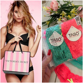✨2 шт в упаковці . комплект мереживних трусиків в стилі Victoria's Secret Польща якісь /
