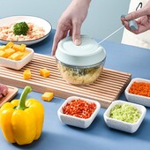 Подрібнювач для м'яса/овочів з контейнером Ручной измельчитель продуктов