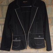 Брендовий котоновий жакет Monton, р.XL, нюанс