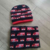 Зимні шапка+снуд