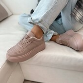 Кросівки на платформі бєж