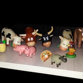 Игрушки фигурки домашние животные ДеАгостини