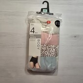 M&S! Трикотажні жіночі труси, бріфи 26, 54 євро 60 наш, повномірить, в лоті 4 шт! Лот 4