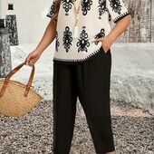 Черные брюки от костюма , р. 5xl, наши 62-66