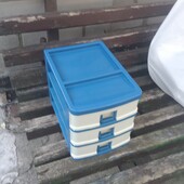 Пластиковый органайзер/ комод на 3 уровня,(18,5*26,5*20 см)