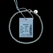 Новий срібний браслет. 925 проба, 20 см.