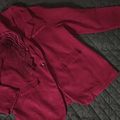Shein 3xl піджак пальто бордове