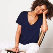 ♕ Елегантна жіноча футболка від Tchibo (Німеччина) наші розміри 48-50(40/42 євро)нюанс