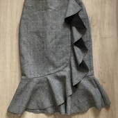 Шикарна юбка з воланами