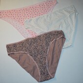 3 штуки в лоті труси жіночі Primark M