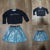 Блискуча кофта+ спідниця паетки