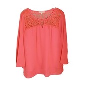 Шикарная блуза с кружевом, Skies Are Blue, р. m, наш 42-46