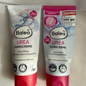 Набір засобів від тріщин для ніг та рук з уриною ( мочевиной) Balea Urea Fusscreme
