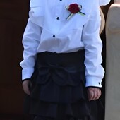 ❤️ лук для першокласниці- костюм блуза , гольфи і бантики ,ідеальний стан, ставка і лот ваш. 4