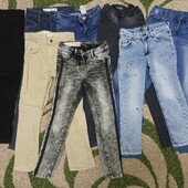 7-8 років Вісім штук джинсів для дівчинки