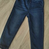 Dunnes stores брендовые джинсовые штаны в спортивном стиле на рост 92/ 98 см