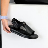 Натуральна шкіра. Стильні зручні босоніжки